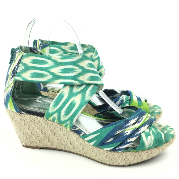 Apostrophe Shoes - Apostrophe Sandles Sz 7 38.5 Multicolored Chole